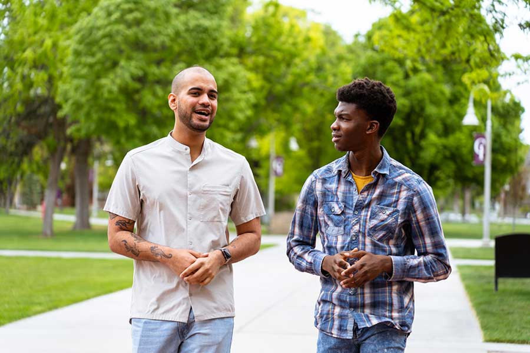 Students Speaking On Campus