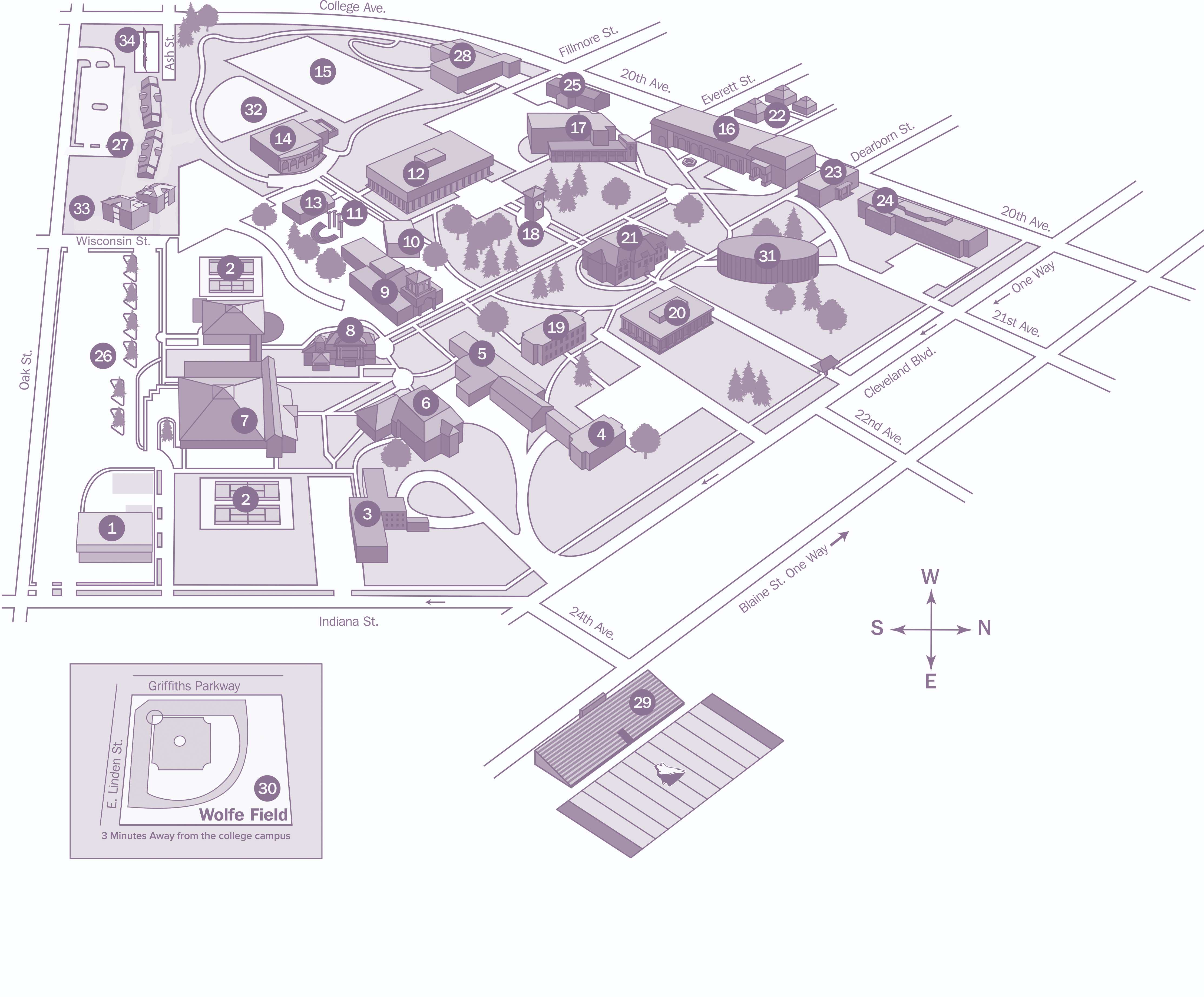Campus Map | The College of Idaho