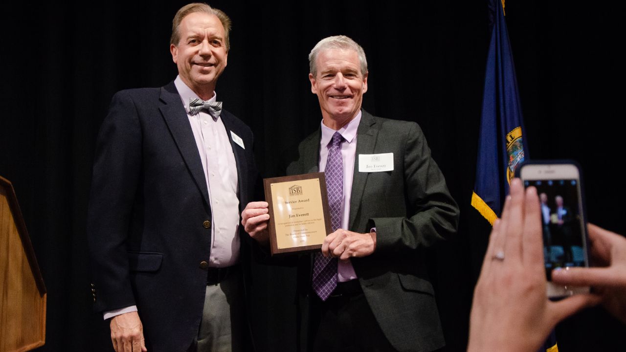 Jim Everett Honored Idaho State Bar College of Idaho