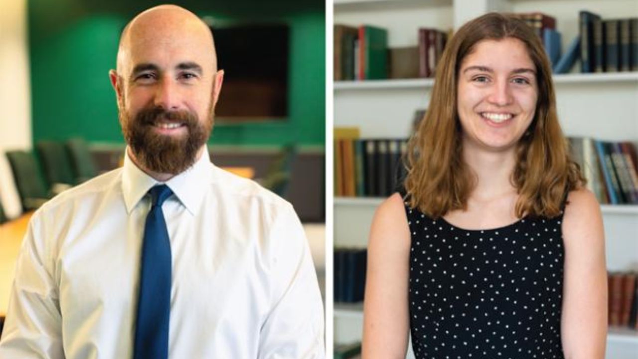 Luke Malek and Megan McManus